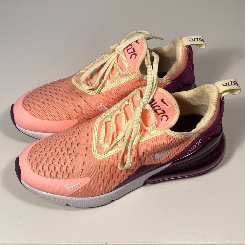 Nike Air Max 270 GS Sneakers Women Size 8 (6.5Y)